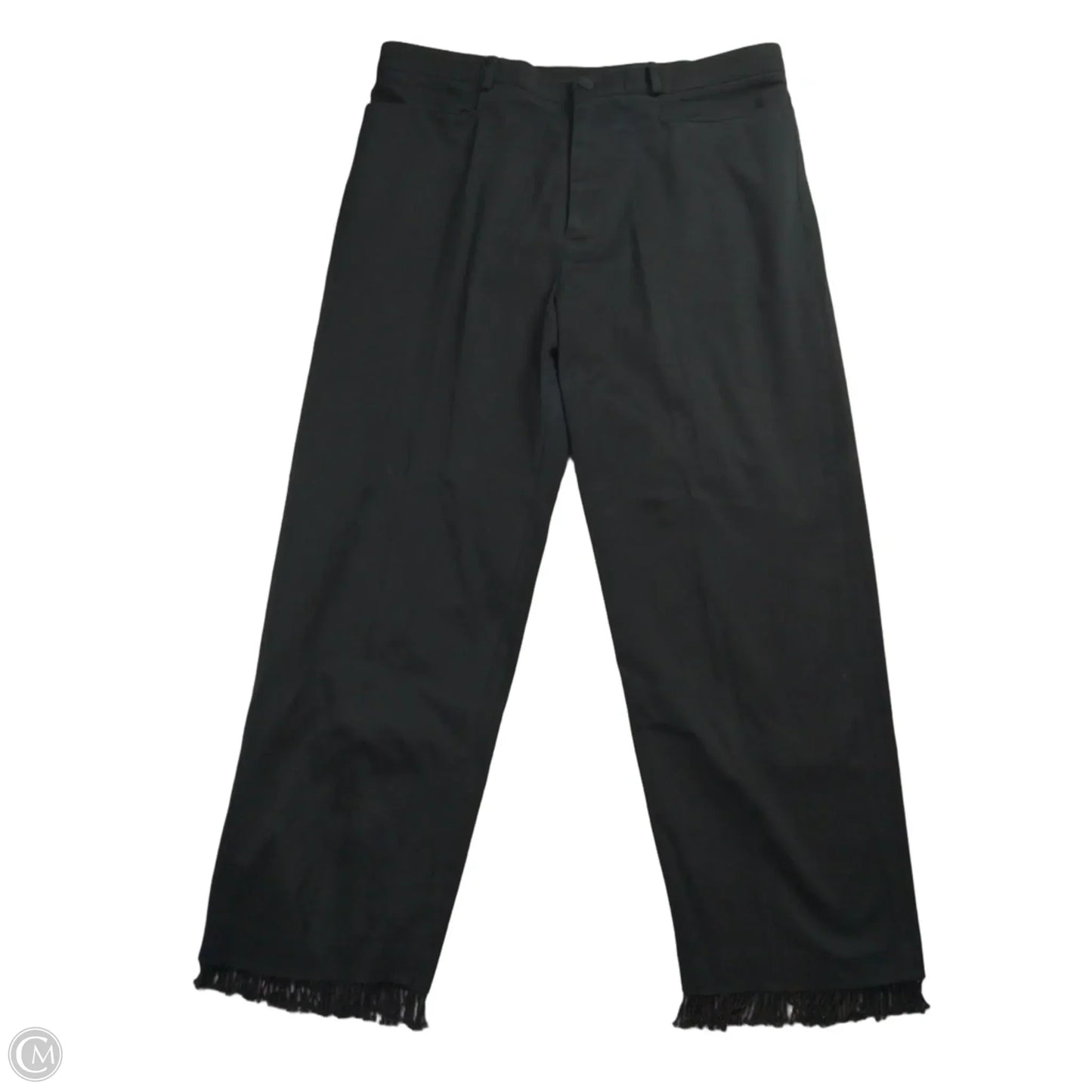 Pants Cropped By David Paul In Black, Size: 16
