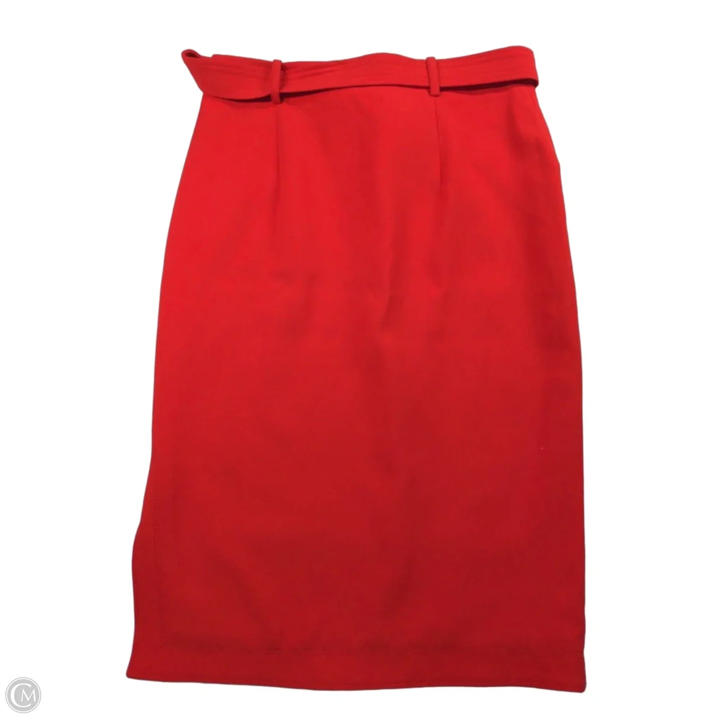 Skirt Midi By Banana Republic In Red, Size: 2