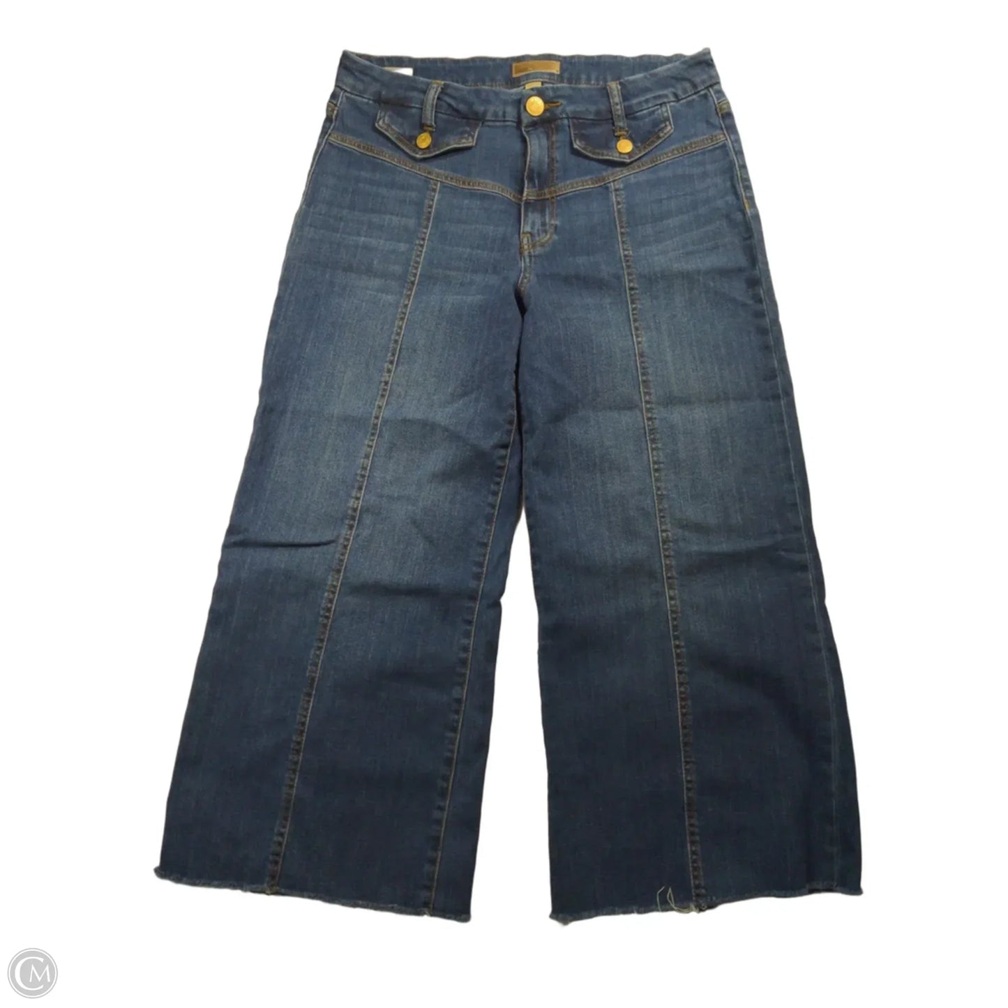 Jeans Wide Leg By Kut In Blue, Size: 10