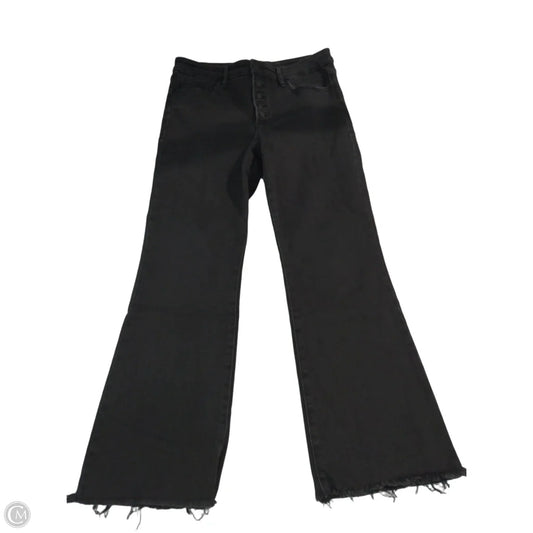 Jeans Straight By Good American In Black, Size: 10