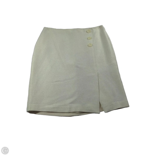 Skirt Midi By Ann Taylor In White, Size: 14