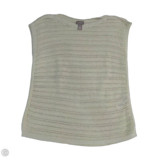 Top Short Sleeve By Chicos In Cream, Size: 0