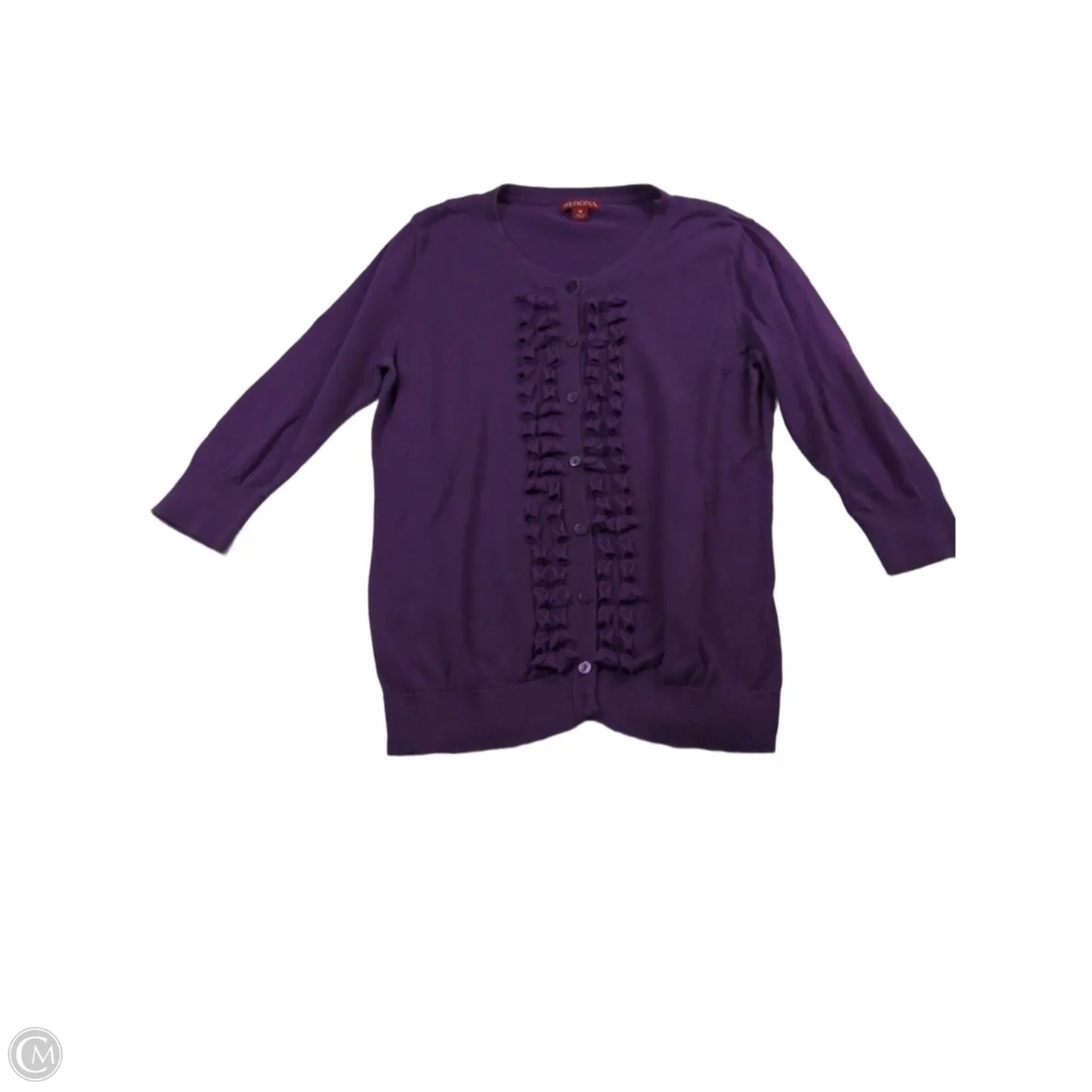 Cardigan By Merona In Purple, Size: M