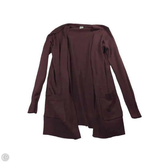 Cardigan By Matty M In Maroon, Size: S