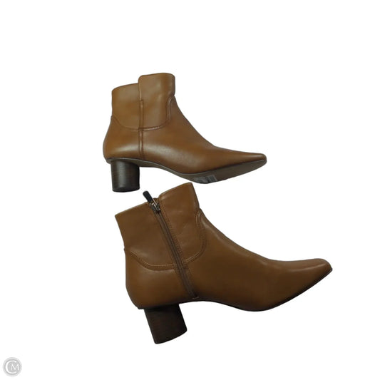 Boots Ankle Heels By Draper James In Brown, Size: 9