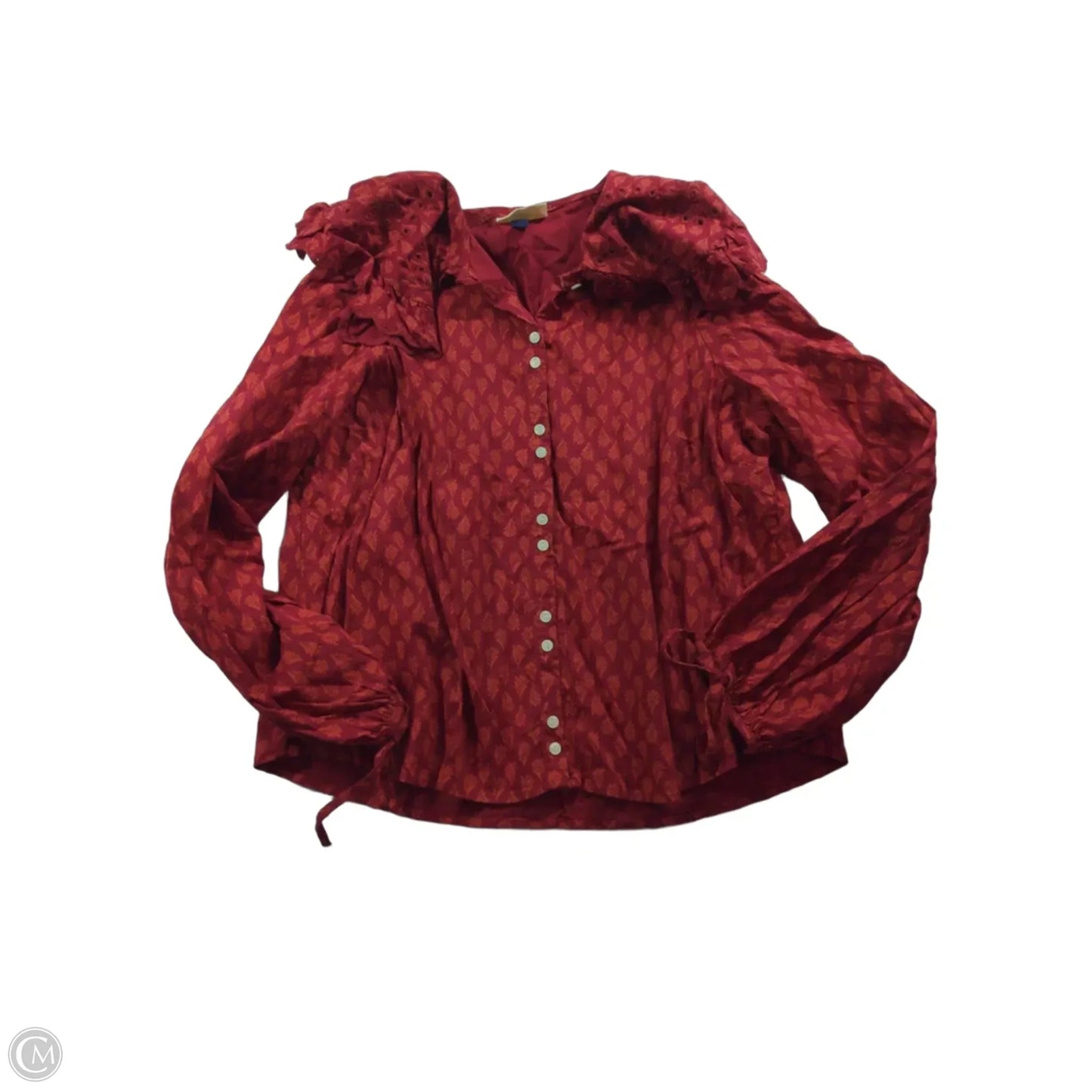 Top Long Sleeve By Universal Thread In Red, Size: Xl