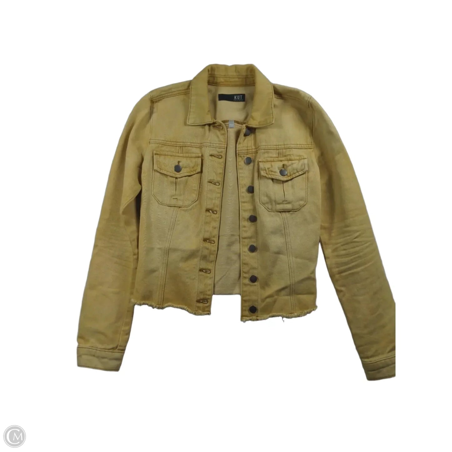 Jacket Denim By Kut In Orange, Size: S