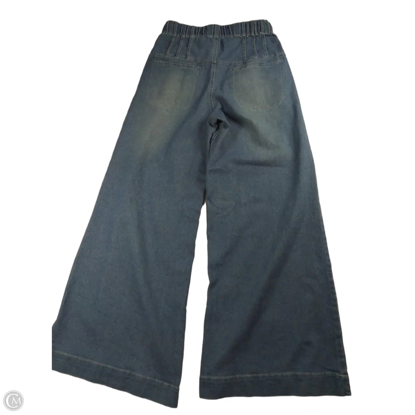 Jeans Wide Leg By Clothes Mentor In Blue, Size: S