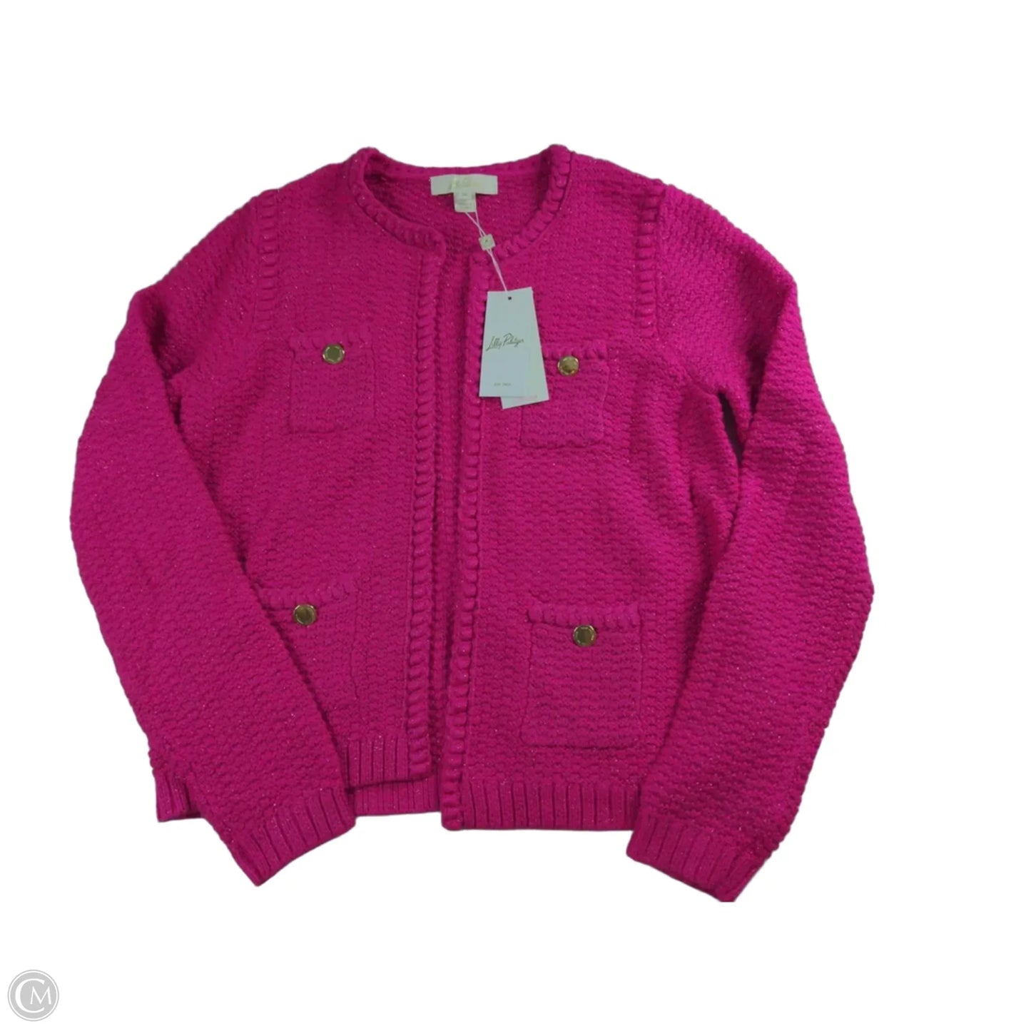 Cardigan Designer By Lilly Pulitzer In Pink, Size: M