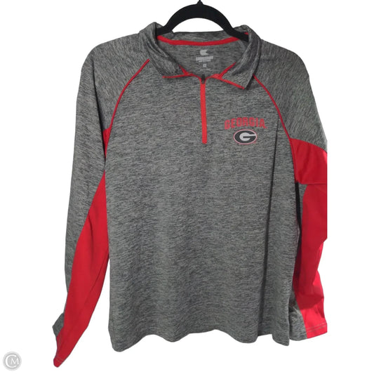 Athletic Sweatshirt Crewneck By Clothes Mentor In Grey, Size: S