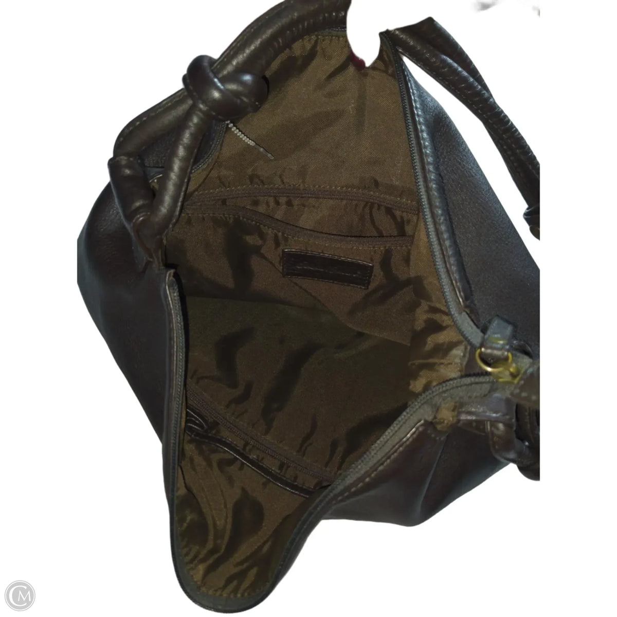 Handbag Leather By Eddie Bauer, Size: Large