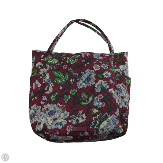 Handbag By Vera Bradley, Size: Large