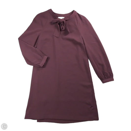 Dress Casual Midi By H&m In Maroon, Size: 2