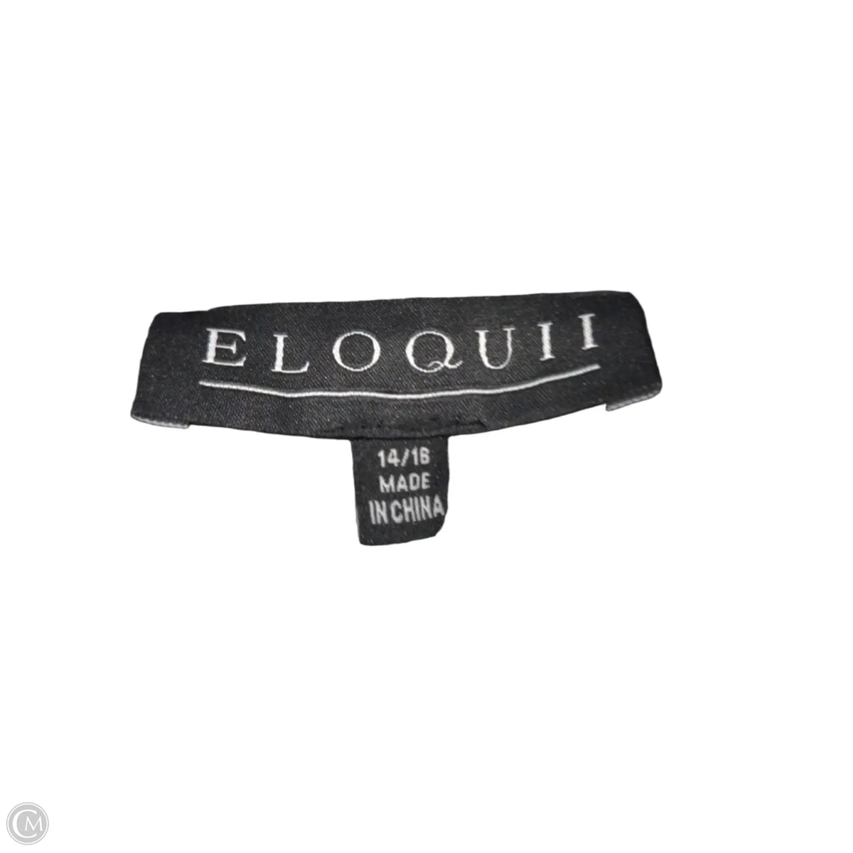 Top Long Sleeve By Eloquii In Black & White, Size: L
