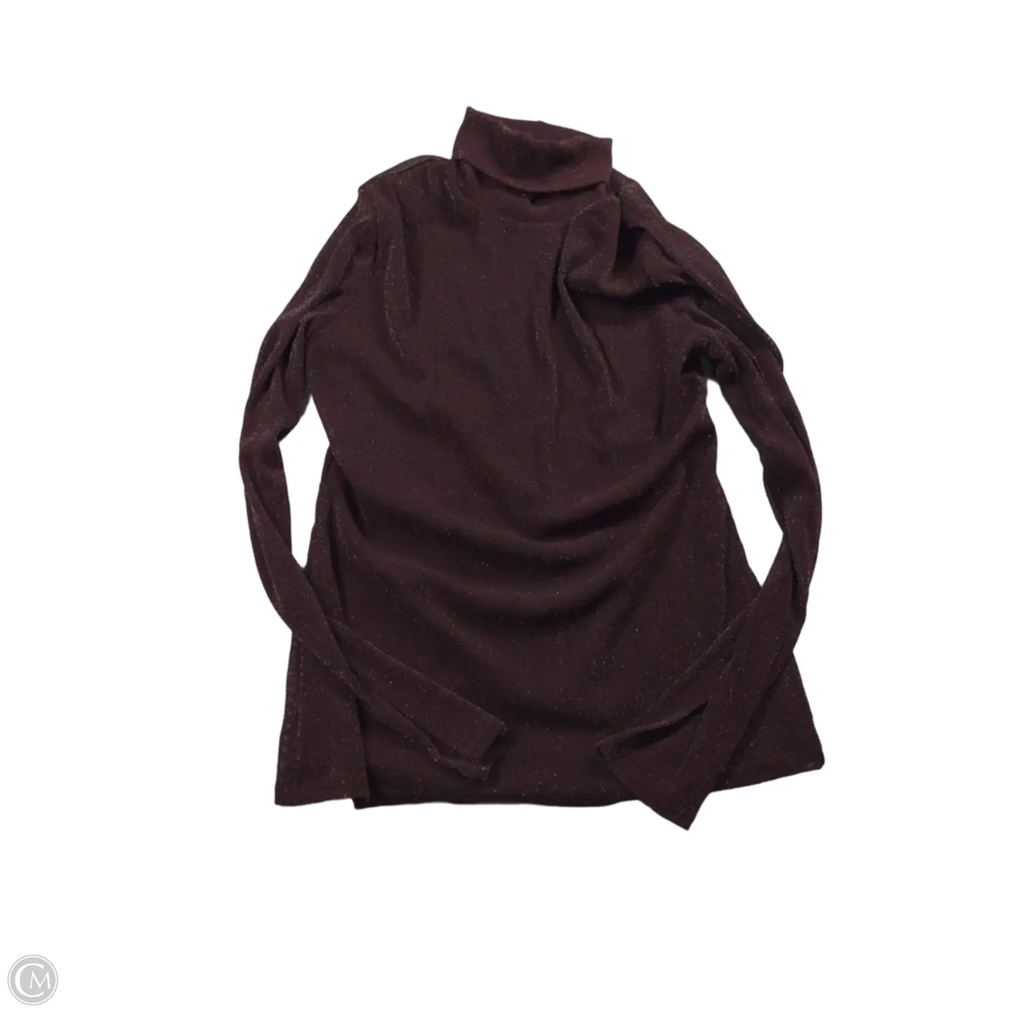 Top 3/4 Sleeve By Inc In Maroon, Size: M