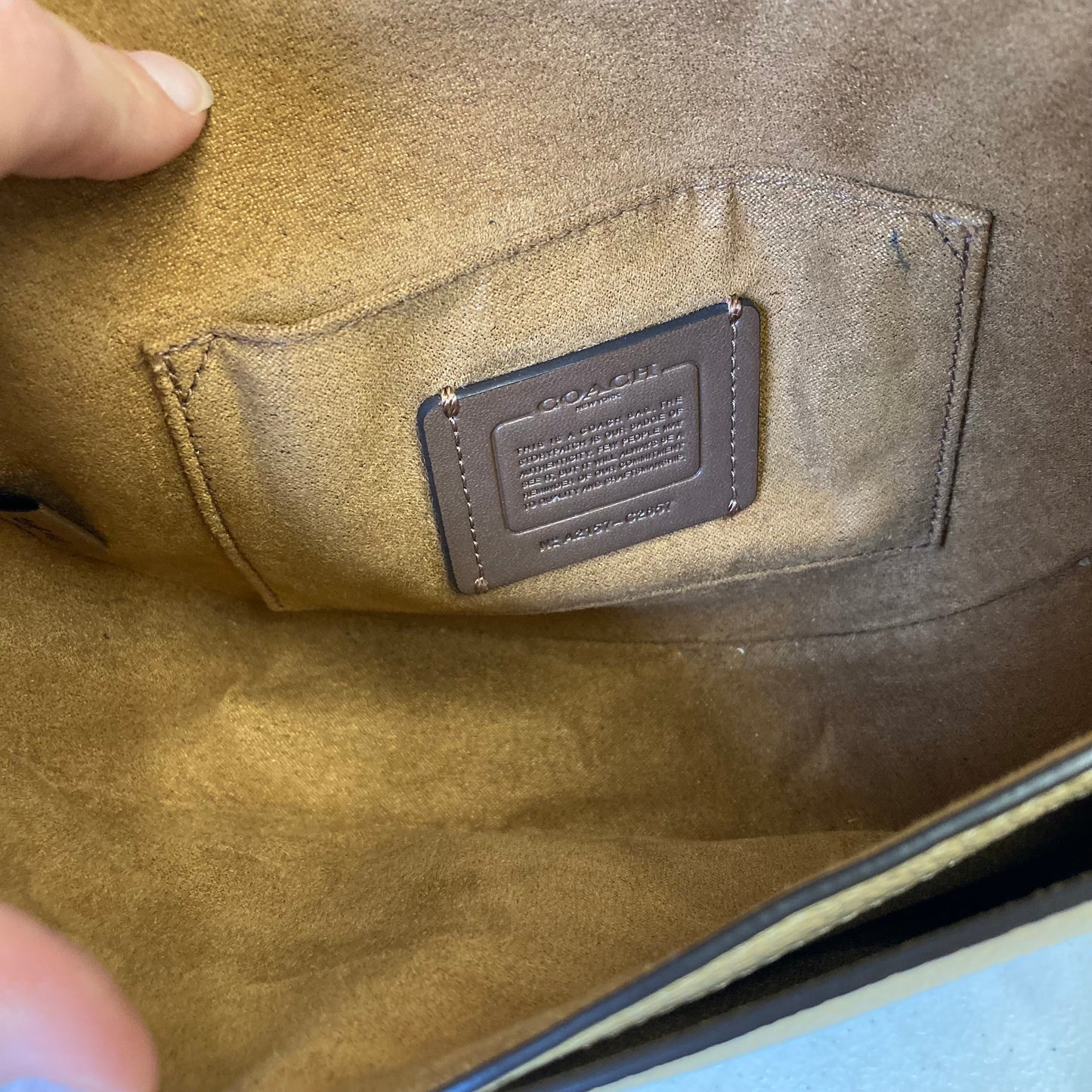 Handbag Designer By Coach In Multi, Size:Small