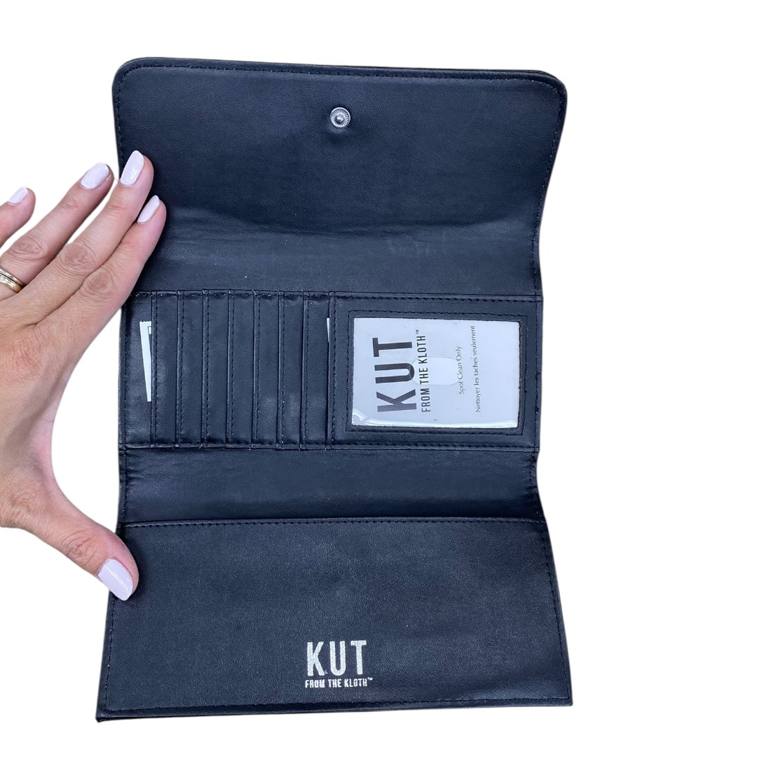 Wallet By Kut In Black & White, Size:Medium