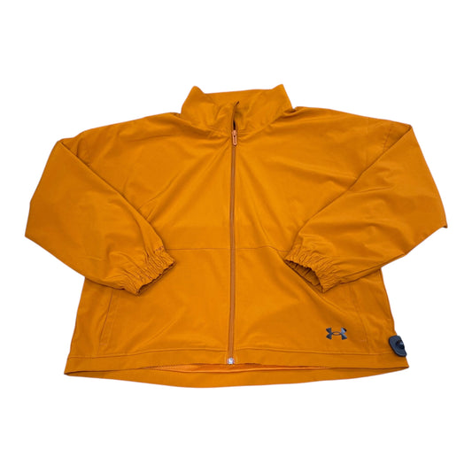 Athletic Jacket By Under Armour In Copper, Size:L