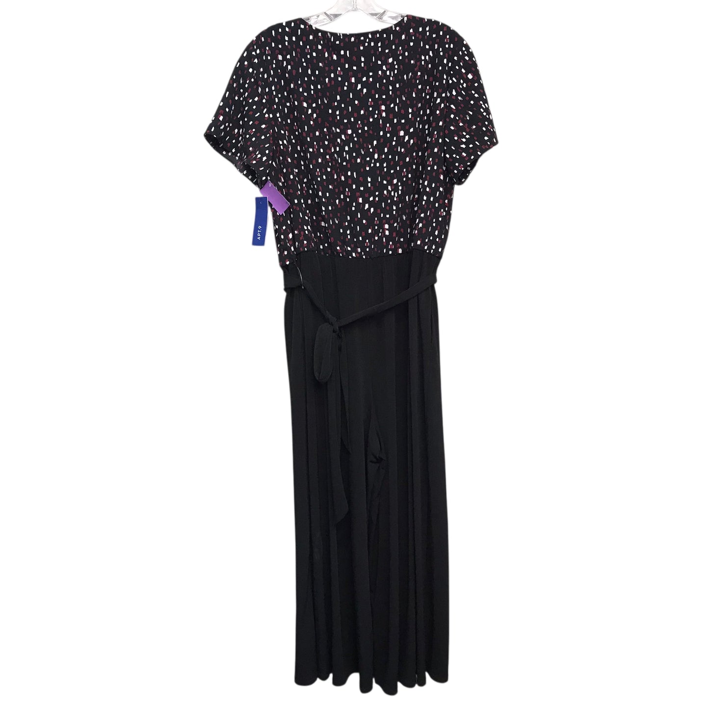 Jumpsuit By Apt 9 In Black, Size:L