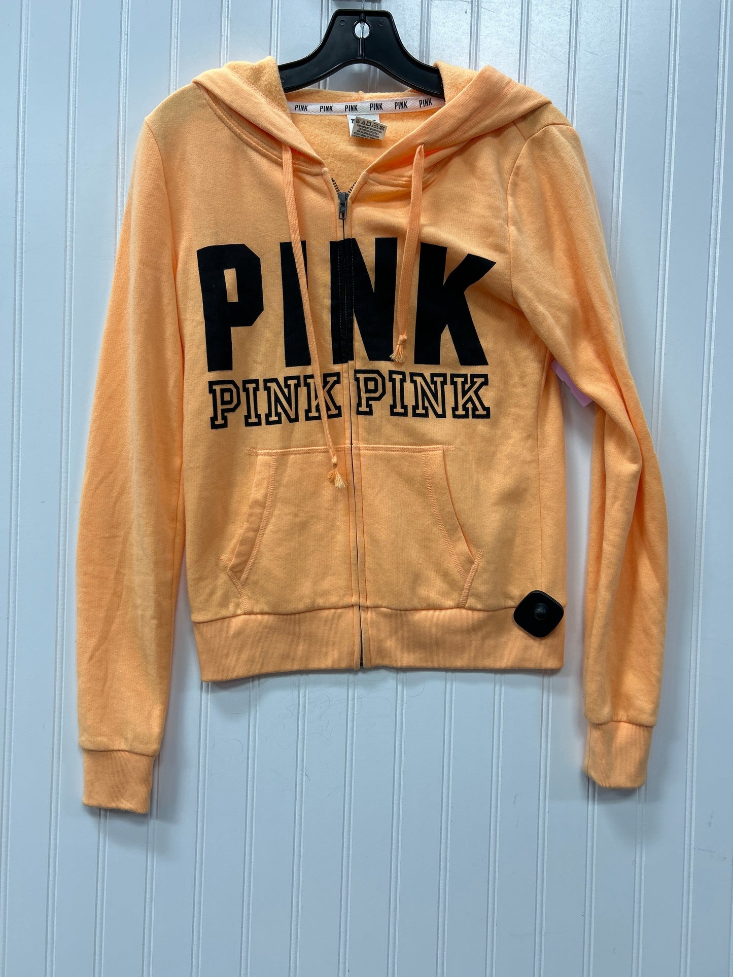 Sweatshirt Hoodie By Pink In Orange, Size:Xs