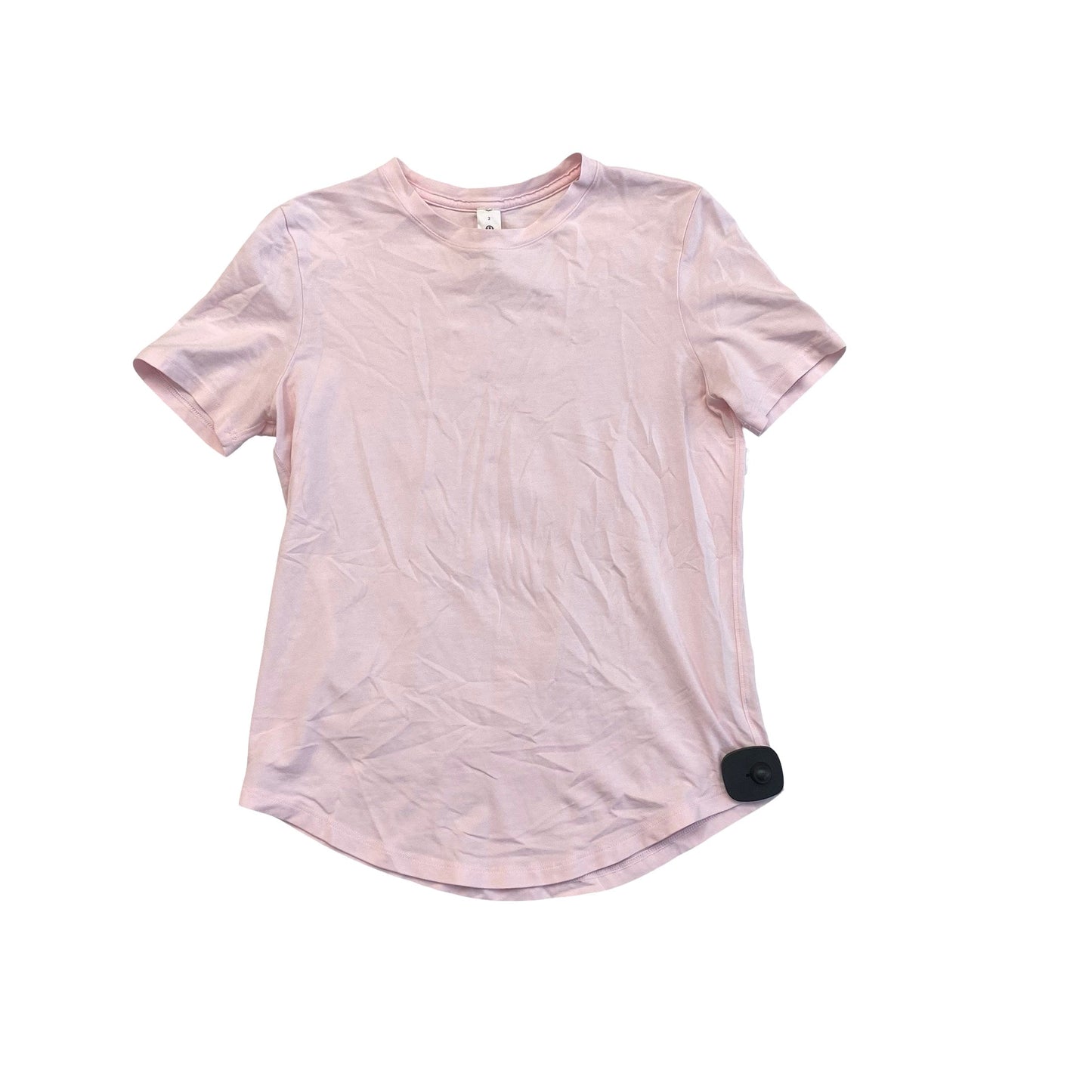 Athletic Top Ss By Lululemon In Pink, Size:2