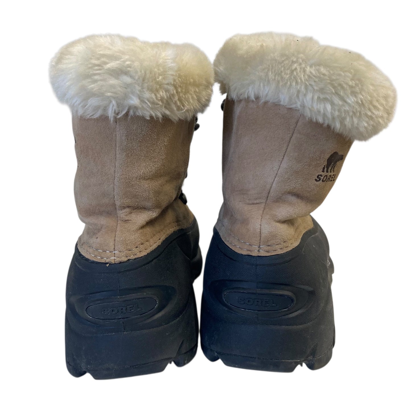 Boots Hiking By Sorel In Black & Tan, Size:11