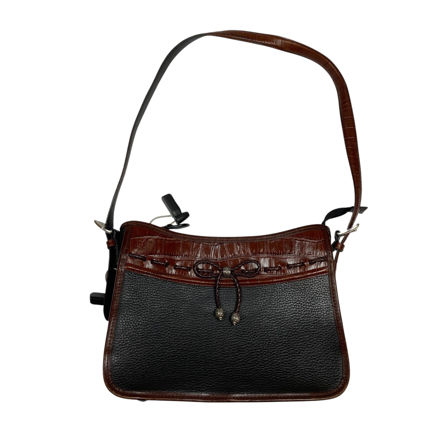 Handbag Designer By Brighton In Black & Brown, Size:Medium