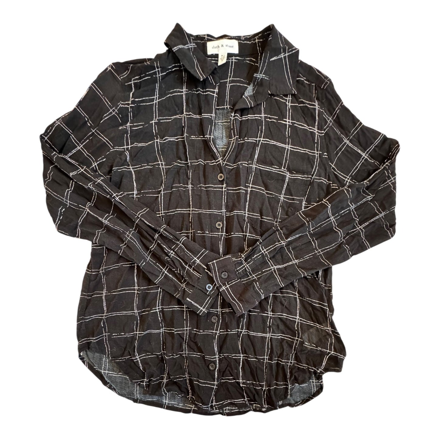 Top Ls By Cloth & Stone In Black