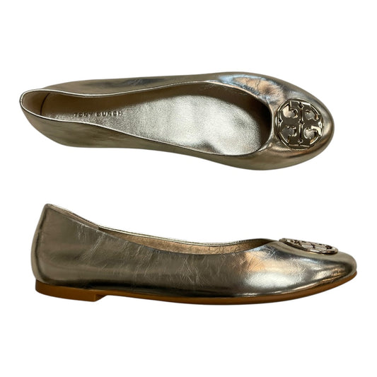 Shoes Designer By Tory Burch In Gold, Size:7