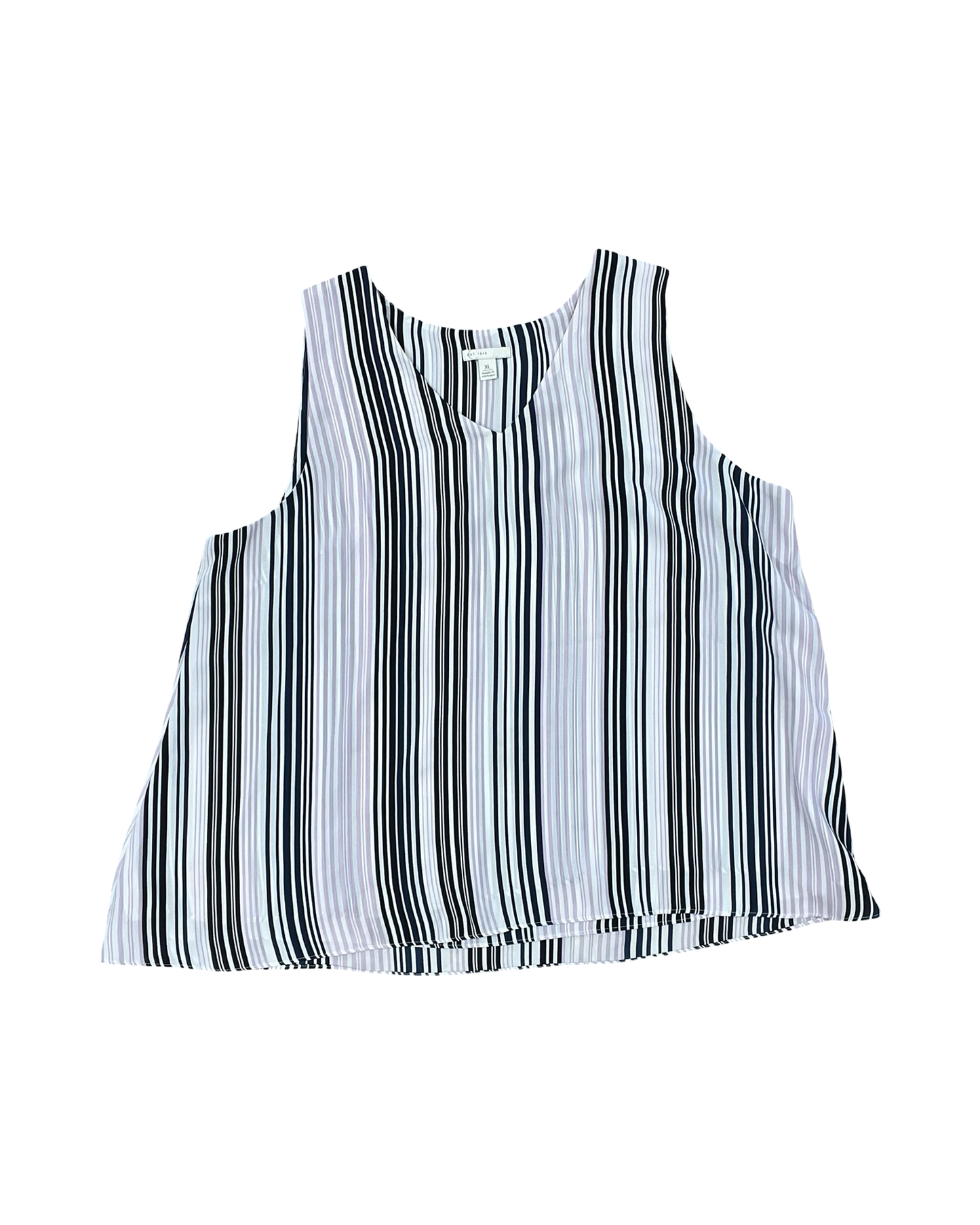 Top Sleeveless By Clothes Mentor In Blue & Pink, Size:Xl