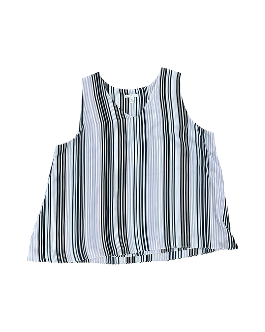 Top Sleeveless By Clothes Mentor In Blue & Pink, Size:Xl