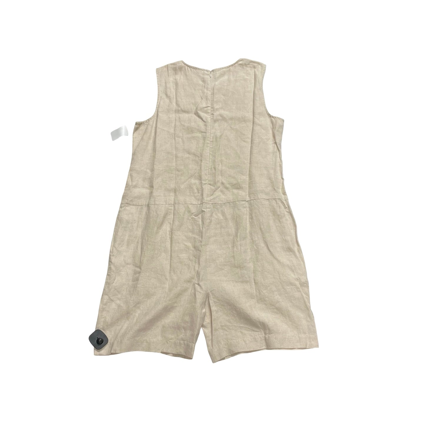 Romper Designer By Eileen Fisher In Tan, Size:S