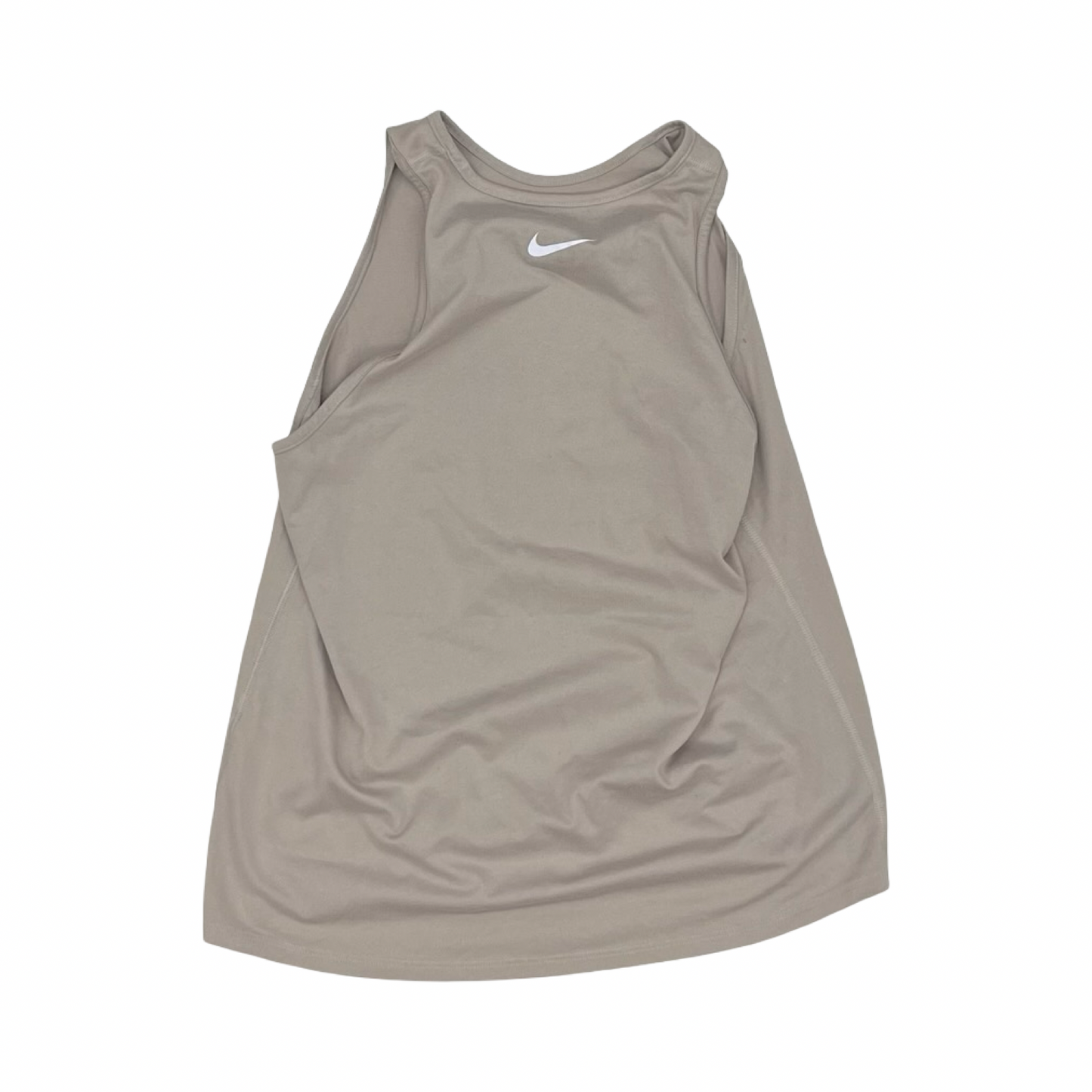 Athletic Tank Top By Nike In Tan, Size:M