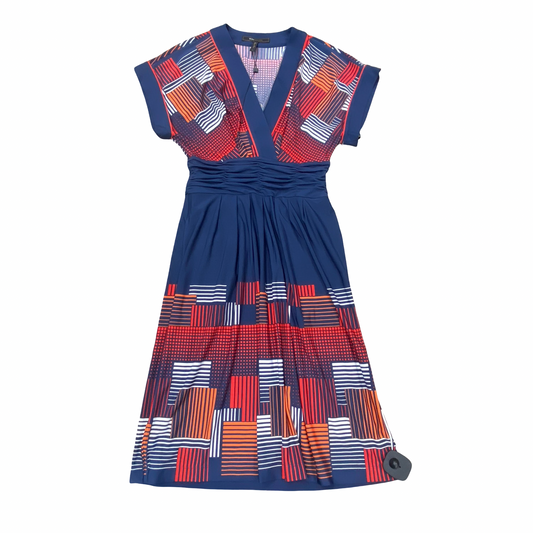 Dress Casual Midi By Bcbgmaxazria In Multi, Size:S