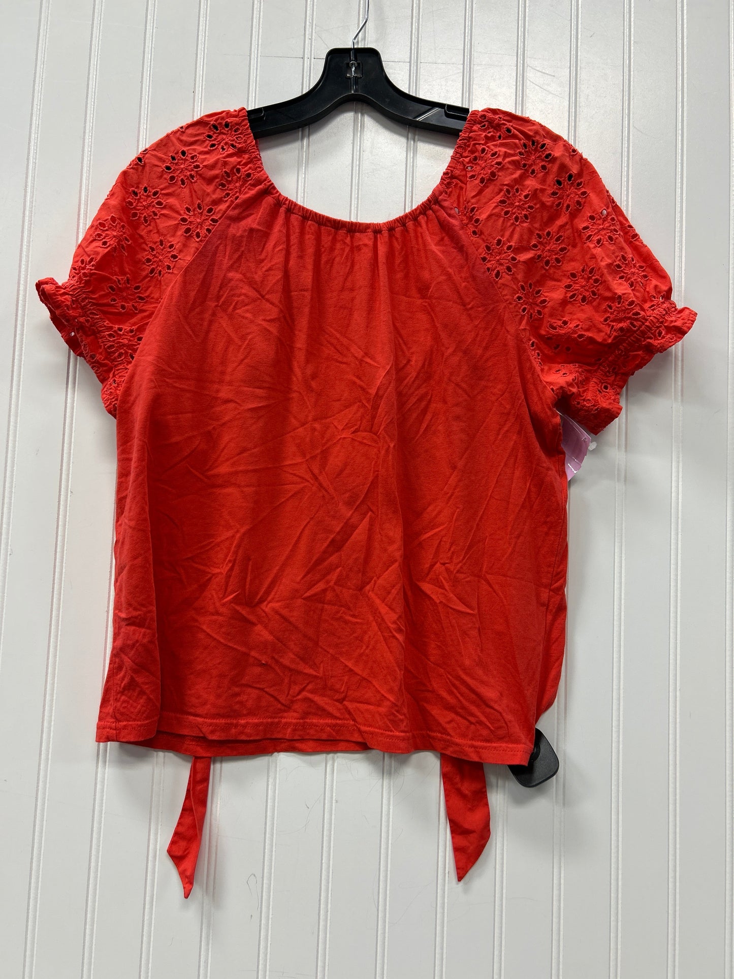 Top Ss By J. Crew In Orange, Size:M