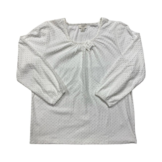 Top Ls By J. Crew In White, Size:S