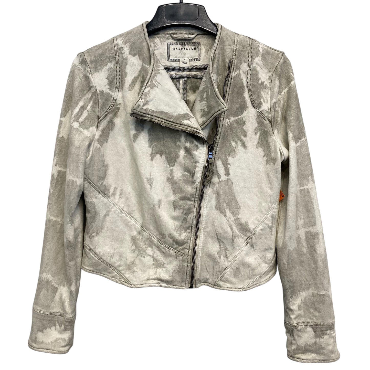 Jacket Moto By Marrakech In Tan, Size:M