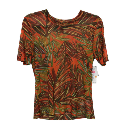 Top Ss By Karen Kane In Tropical Print, Size:S