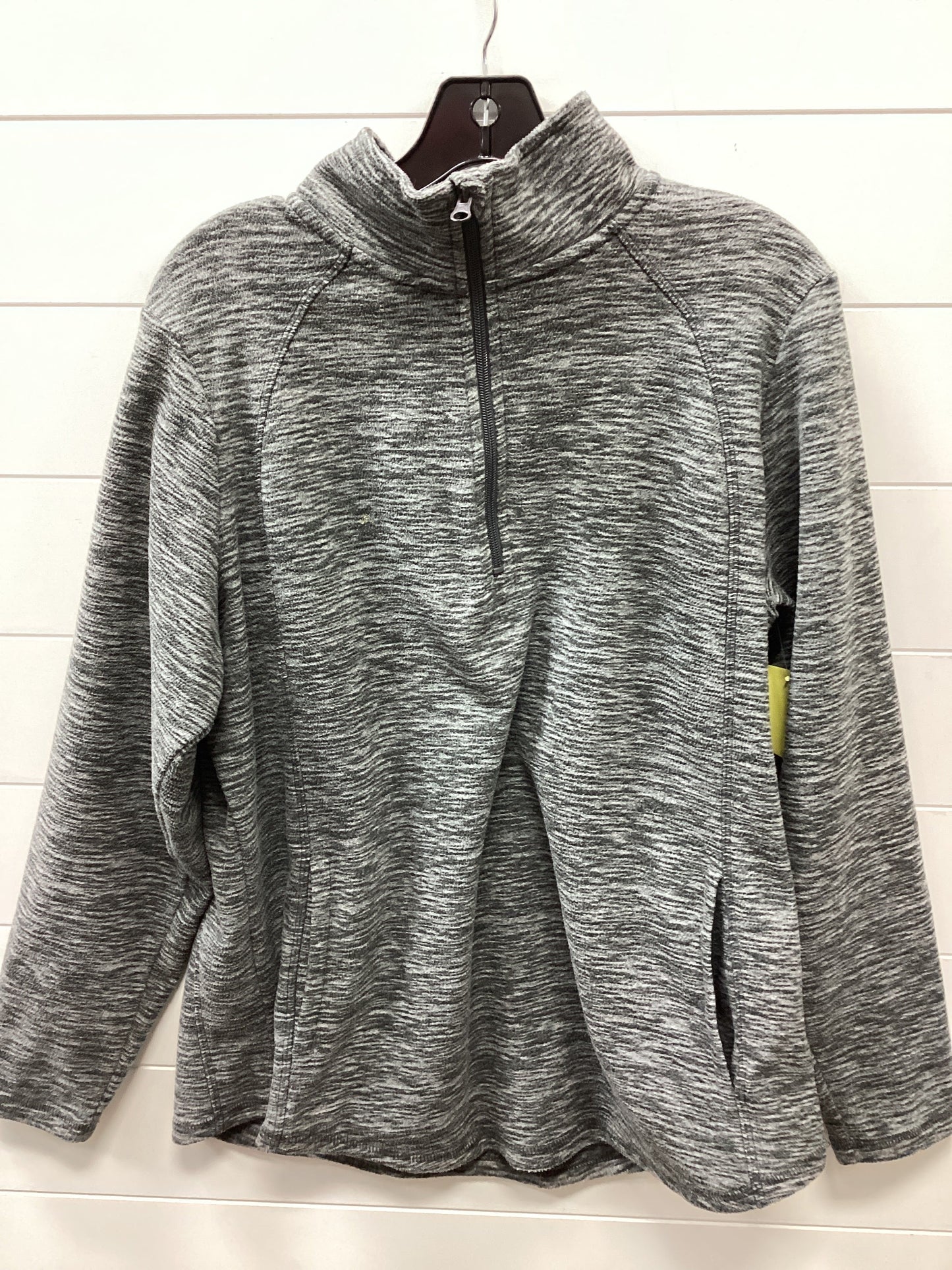 Jacket Fleece By St Johns Bay In Grey, Size:L