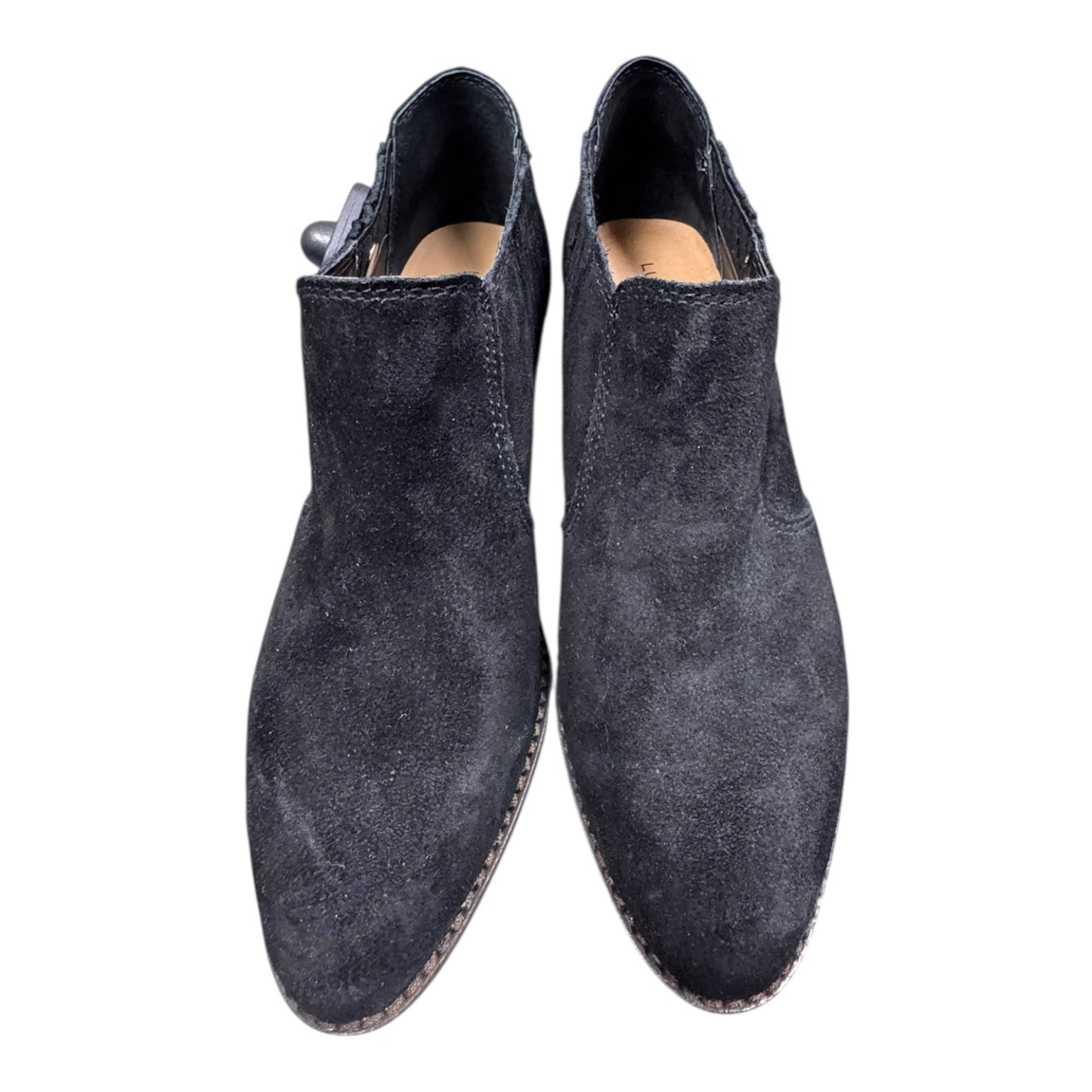 Boots Ankle Heels By Lucky Brand In Black, Size:8.5