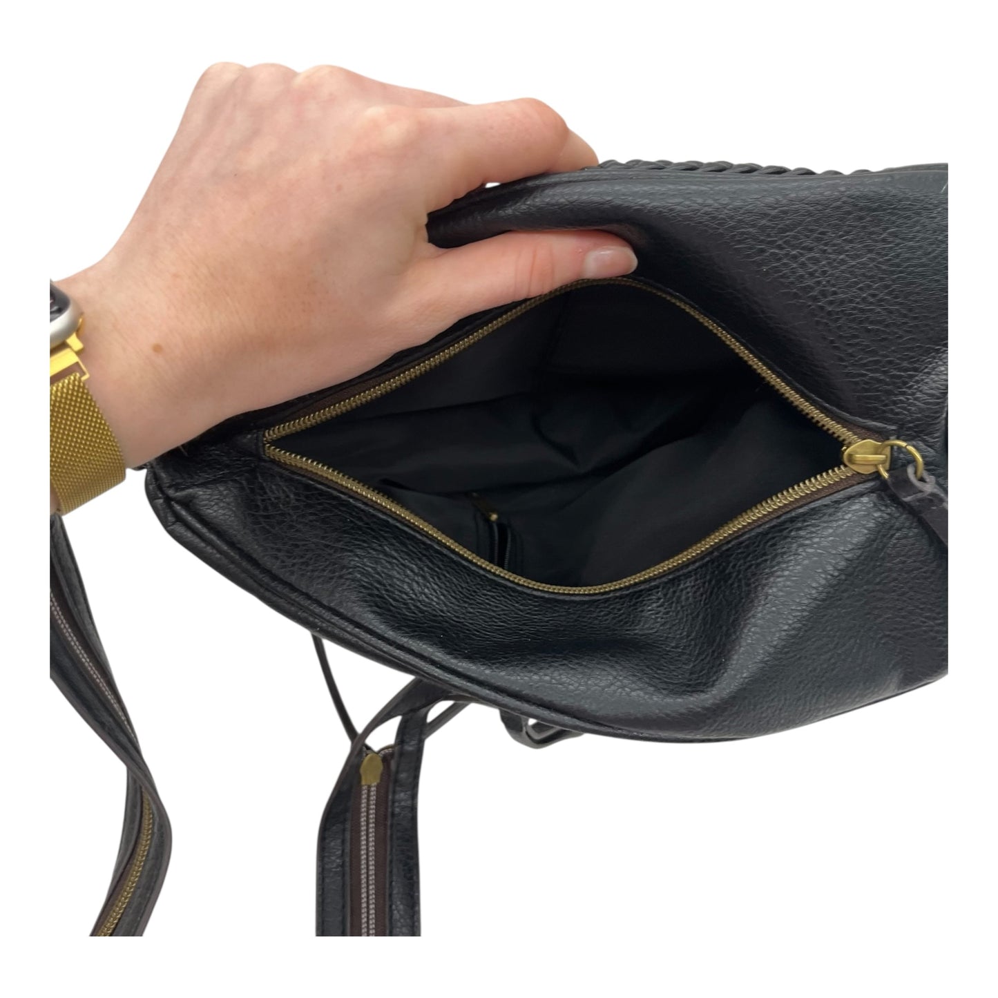 Crossbody By Cme In Black, Size:Small