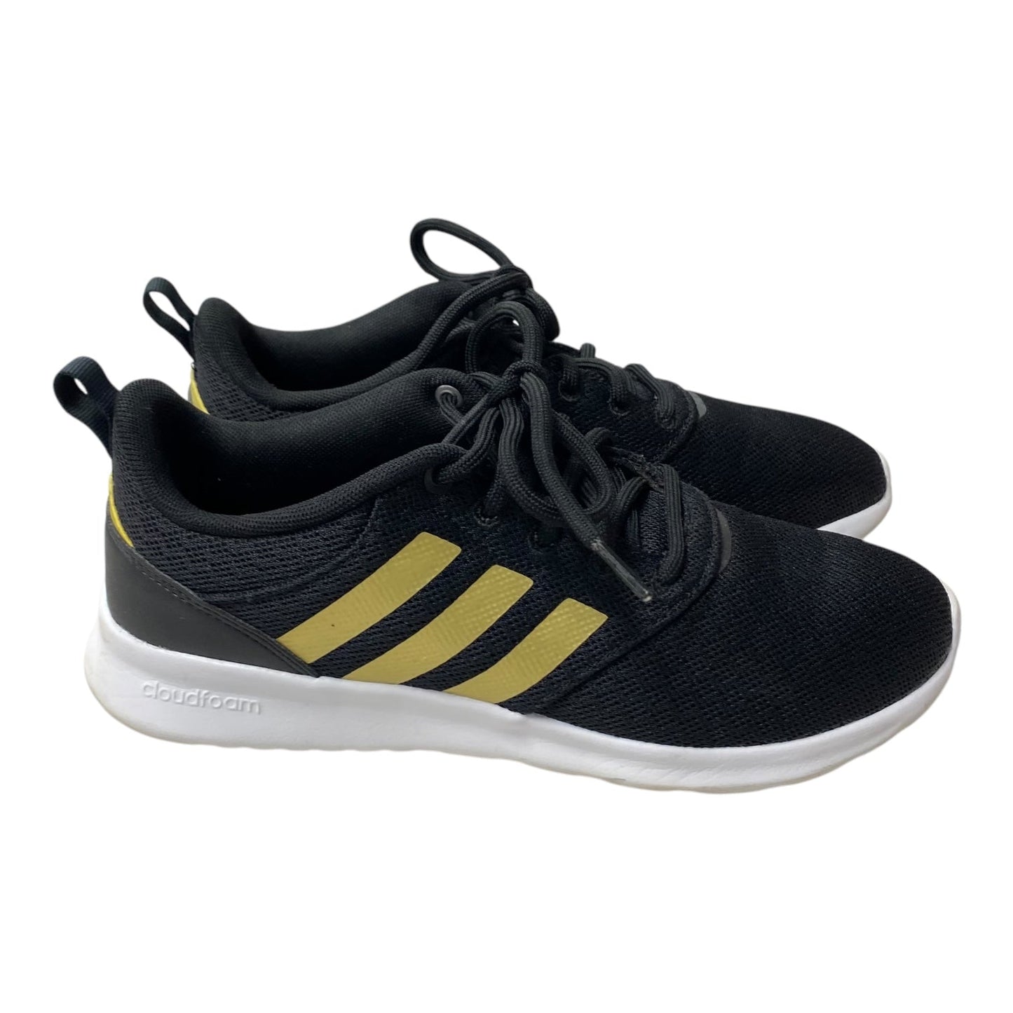 Shoes Athletic By Adidas In Black & Gold, Size:7