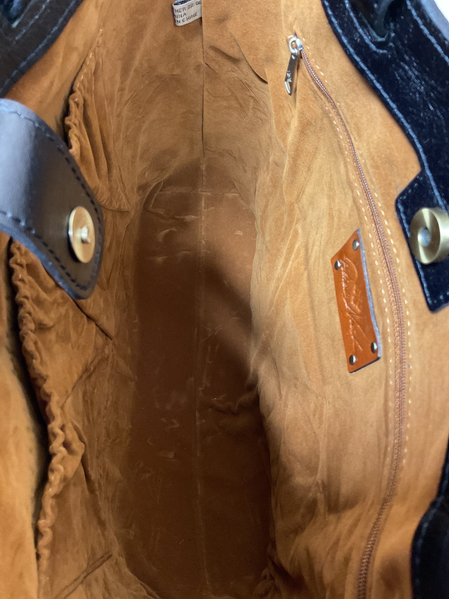 Handbag Designer By Patricia Nash In Black & Brown, Size:Large