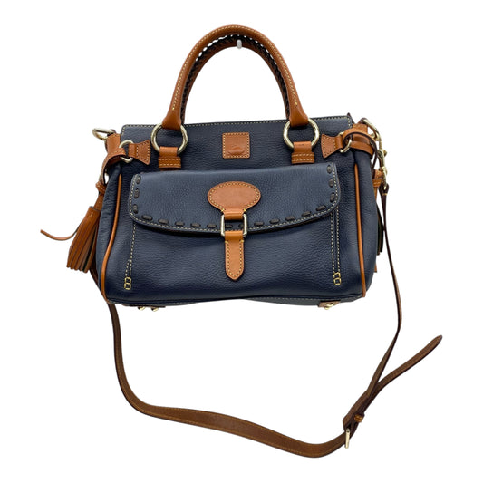 Handbag Designer By Dooney And Bourke In Navy, Size:Medium