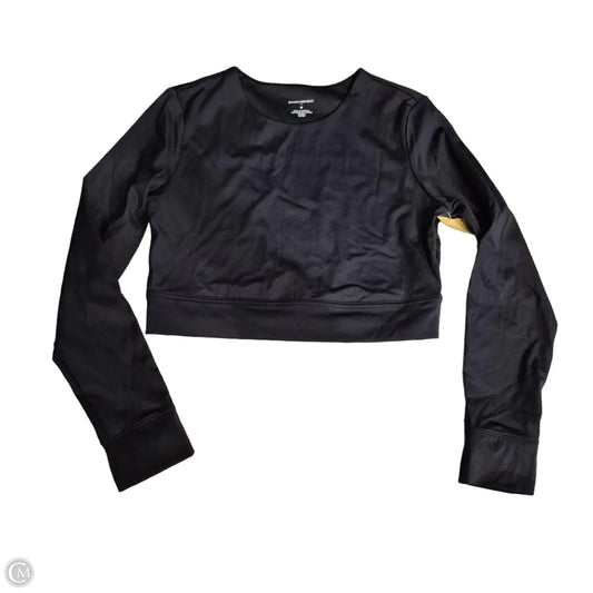 Top Long Sleeve By Banana Republic In Black, Size: M