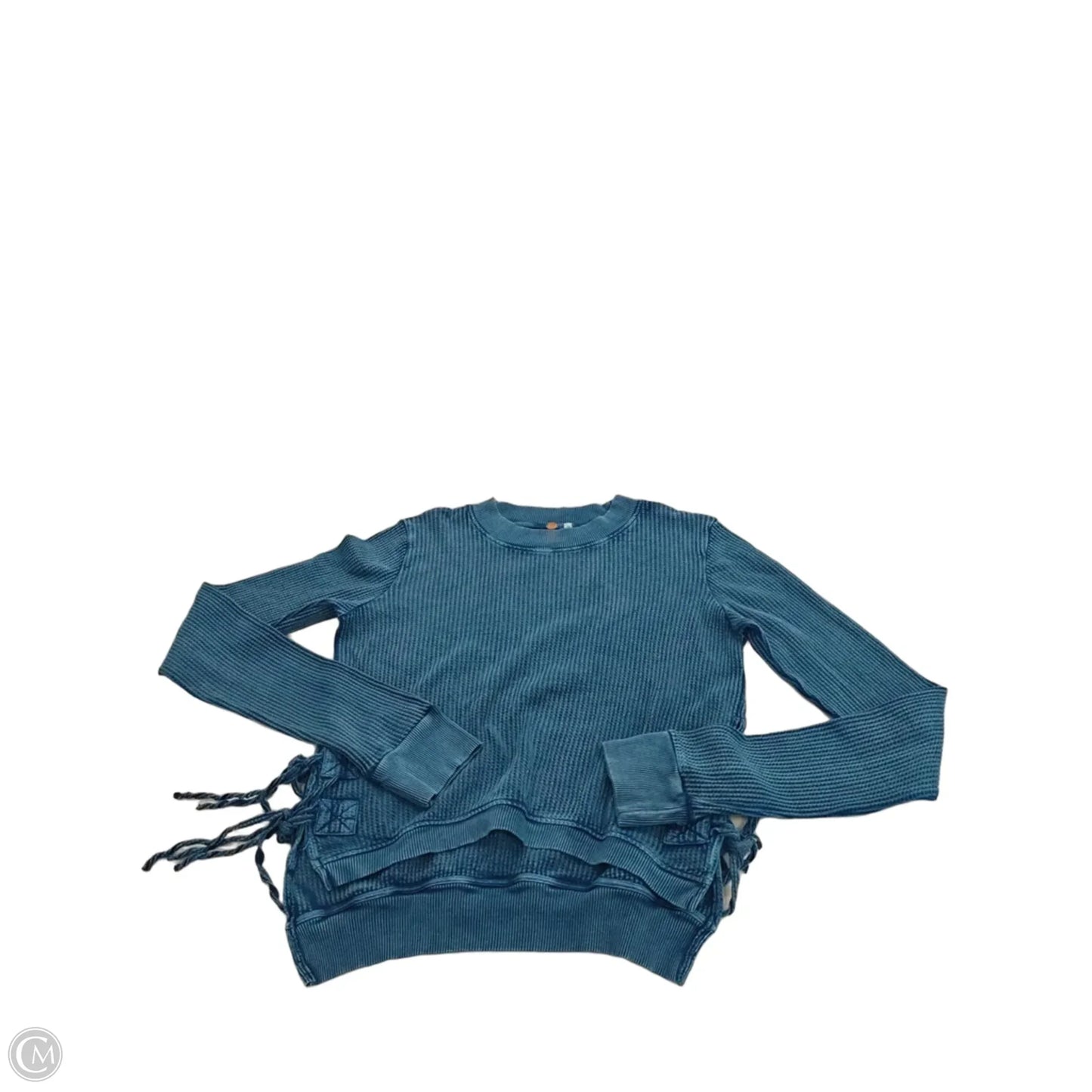Top Long Sleeve By Free People In Blue, Size: L