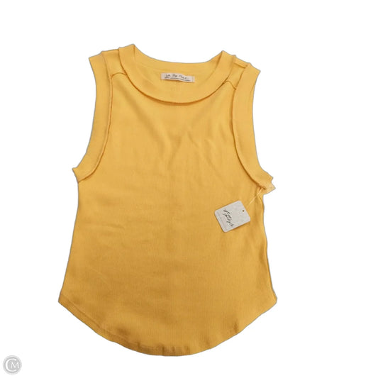 Tank Top By We The Free In Yellow, Size: M