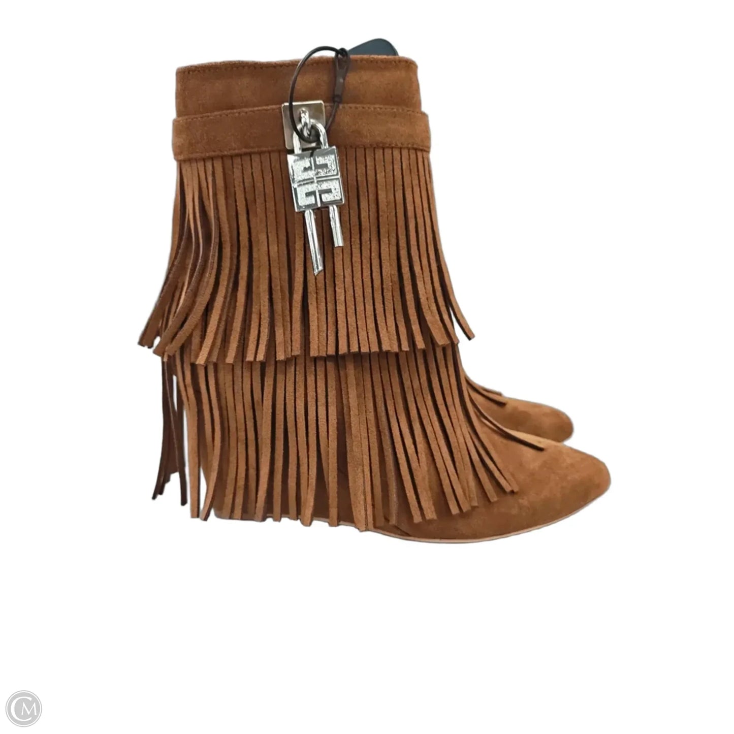 Boots Ankle Heels By Wild Diva In Brown, Size: 8
