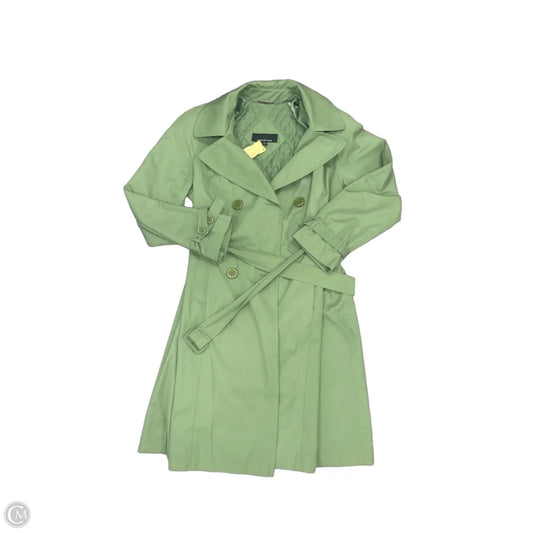 Coat Trench Coat By Jones New York In Green, Size: M