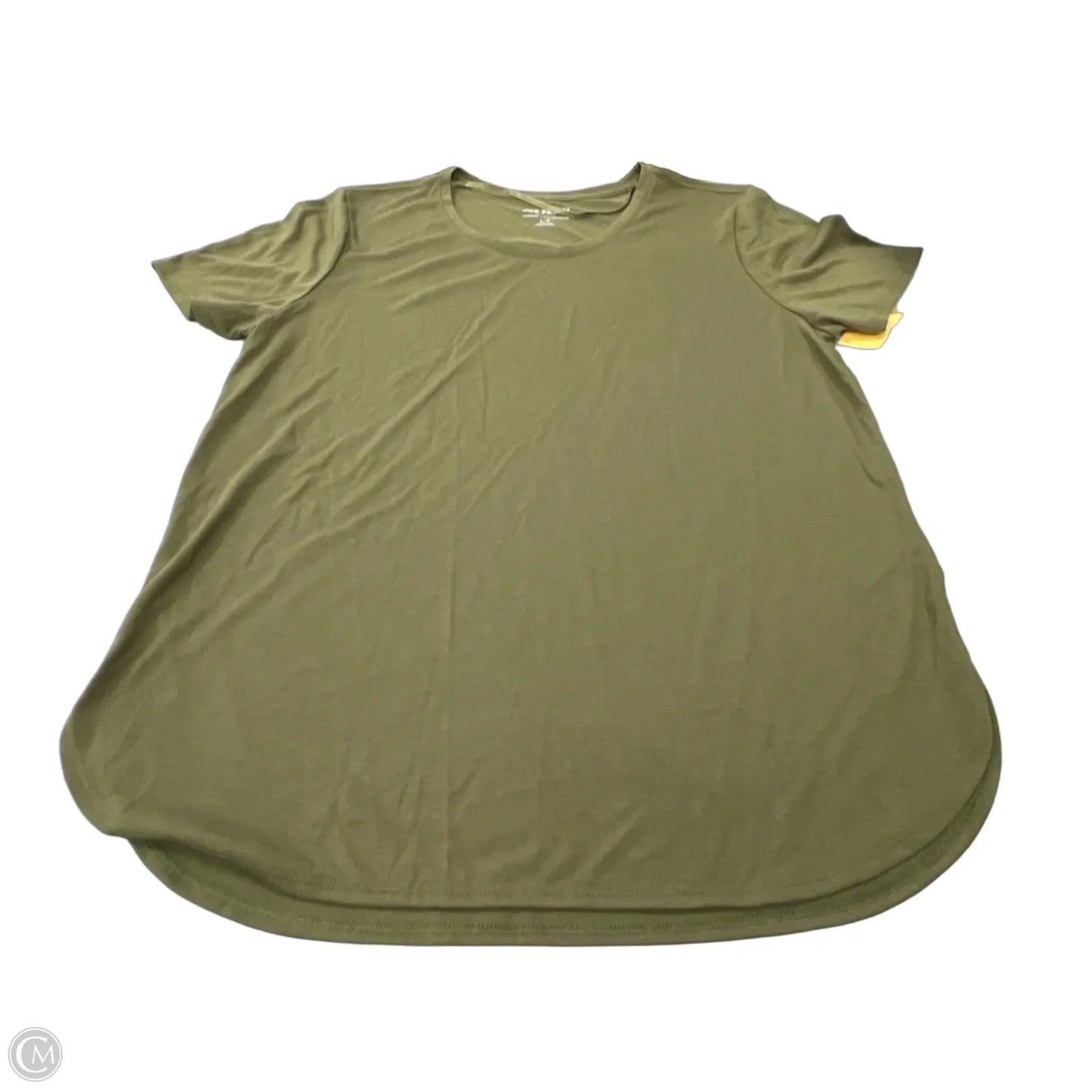 Top Short Sleeve Basic By Joe Fresh In Green, Size: L